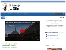 Tablet Screenshot of elmensajedesilo.net